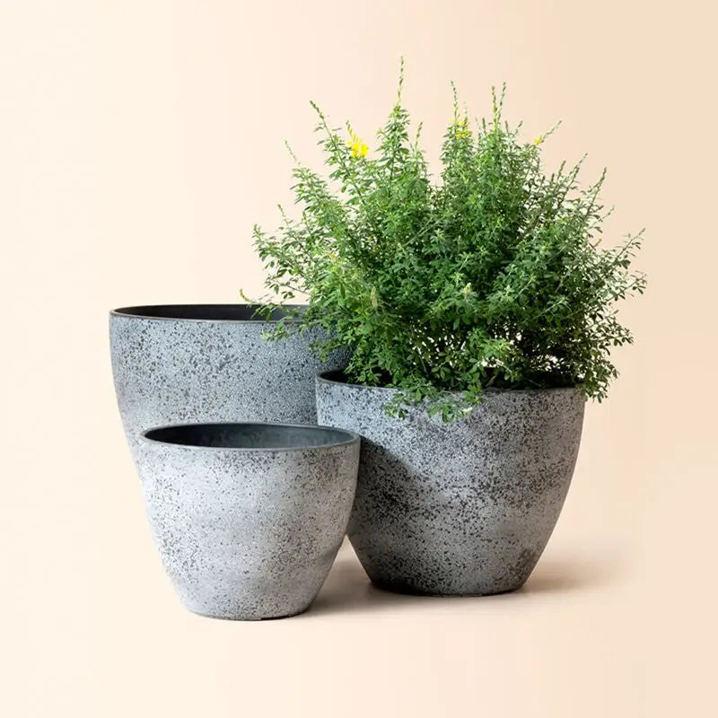 Nova Rock Gray Pots – Hazelwood